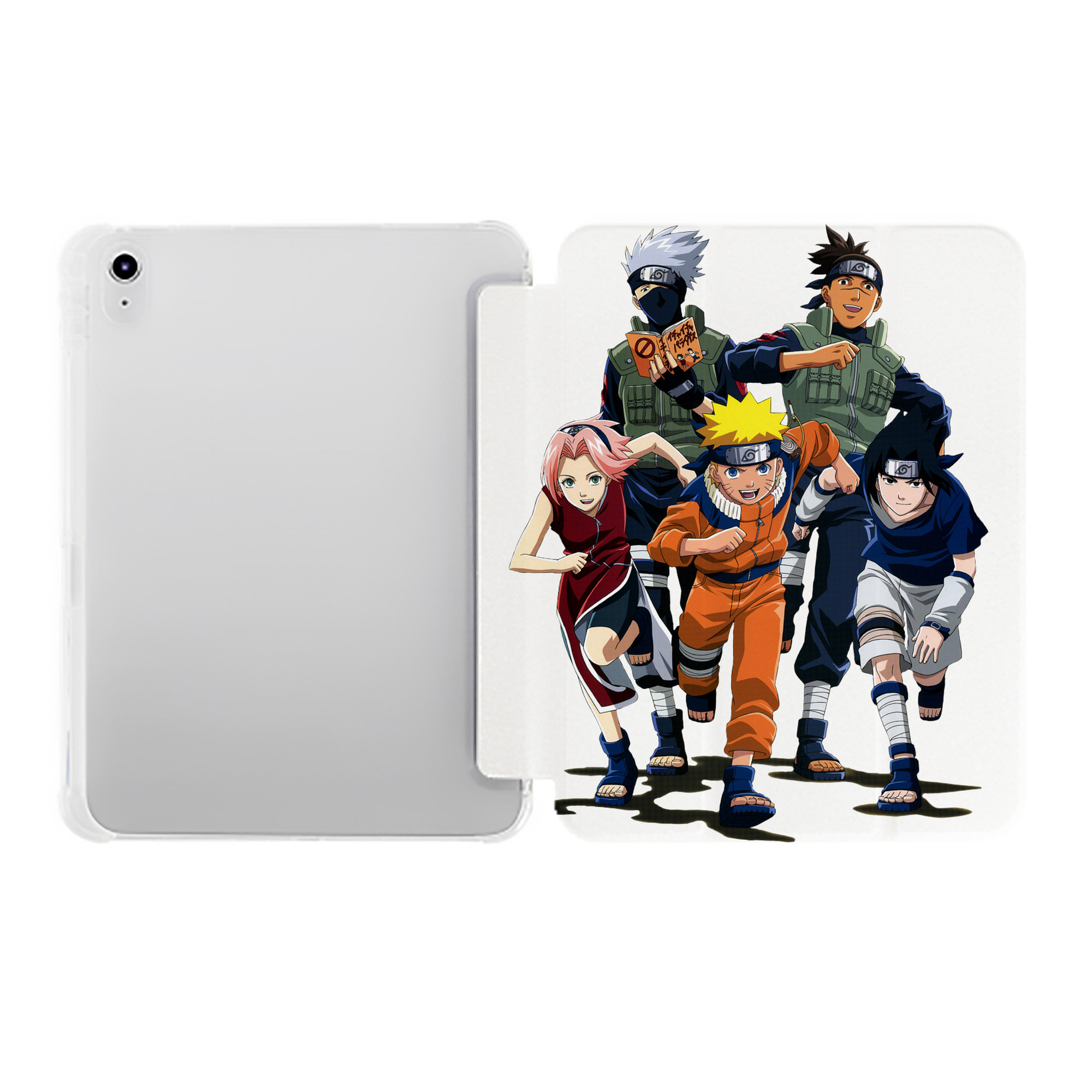 （画像用） NARUTO -ナルト- うずまき ナルト Uzumaki Naruto IPad ケース ペン収納付き 三つ折りスタンド PUレザー×シリコン 対応機種9.5/10.5/10.9インチ